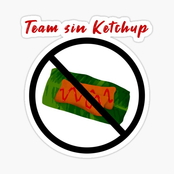 Team sin ketchup Sticker