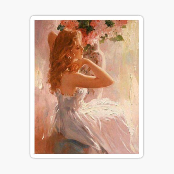 Item preview, Ethereal Princess Core Aesthetic Oil Painting designed and sold by Tessaxsu.