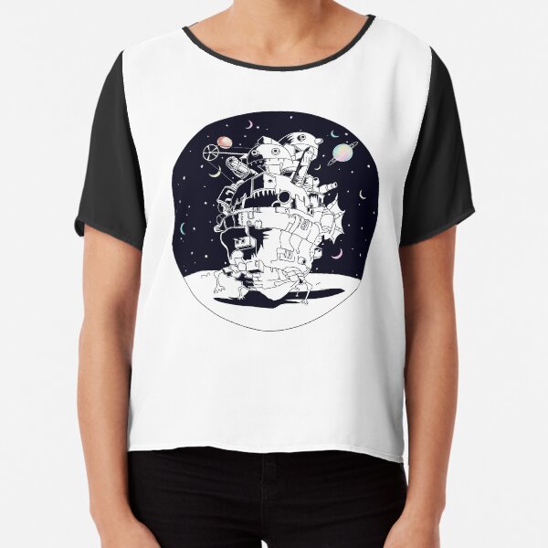 Castle in a Starry Night Chiffon Top