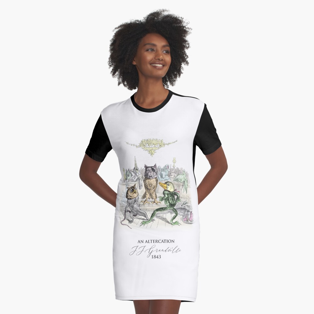 Item preview, Graphic T-Shirt Dress designed and sold by ebrawne.