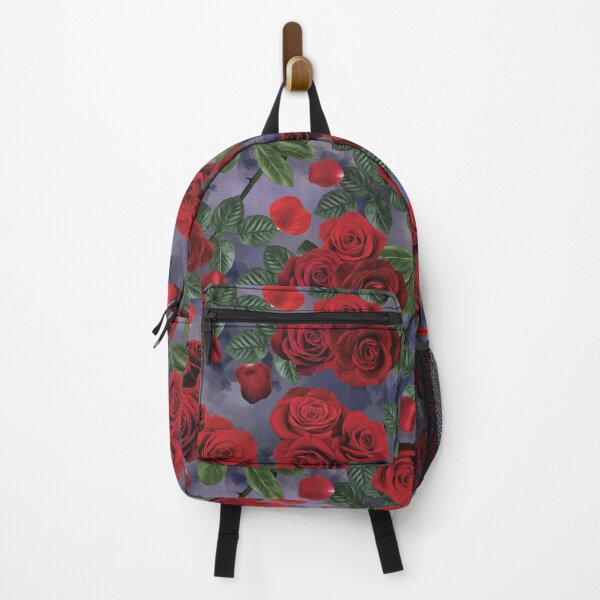 Item preview, Seamless Roses on Blue designed and sold by ScribbledToad.