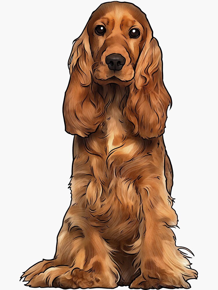 Cocker Spaniel Dog Sticker