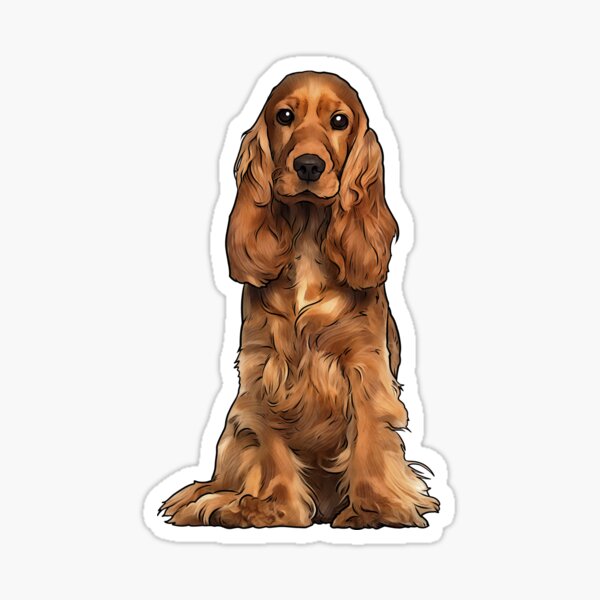 Cocker Spaniel Dog Sticker