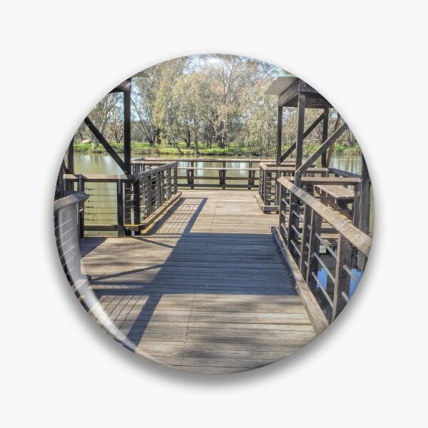 Item preview, Jetty at Horseshoe Lagoon, Albury AU designed and sold by eidann.
