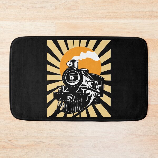 Item preview, Retro Vintage Locomotive Train Steam Engine designed and sold by MintedFresh.