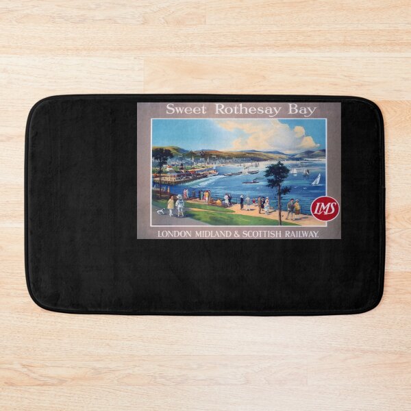 Item preview, retro classic Sweet Rothesay Bay poster designed and sold by CorasPosters.