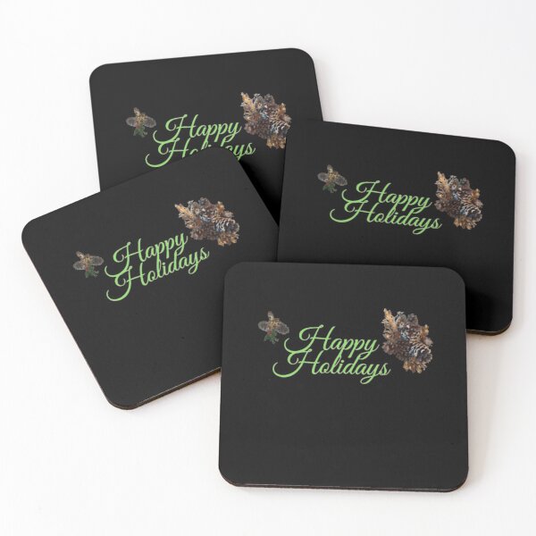 Item preview, Happy Holidays holiday greeting. designed and sold by edwardtiptonart.