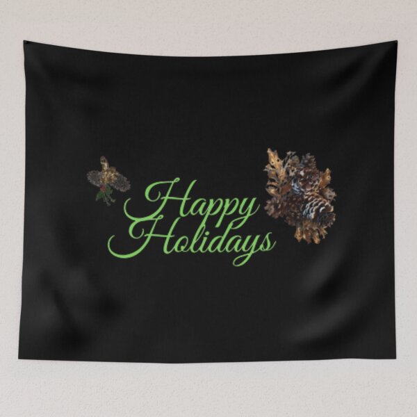 Item preview, Happy Holidays holiday greeting. designed and sold by edwardtiptonart.