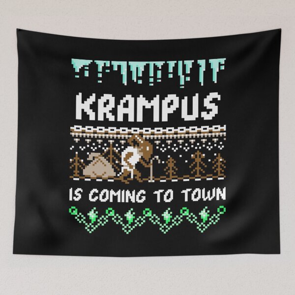 Item preview, Krampus Ugly Christmas Sweater designed and sold by alancrapopod.