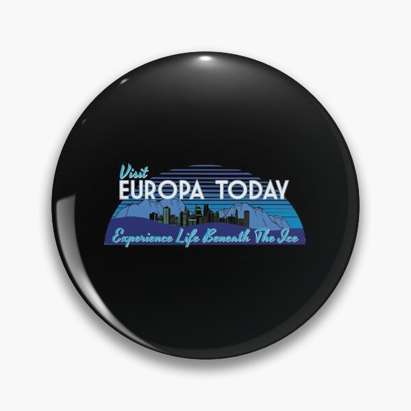 Artikelvorschau, Retro Raumfahrt Jupiter Mond Europa Vintage Weltraumwerbung entworfen und verkauft von MintedFresh.