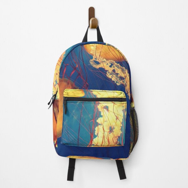 Item preview, Jellyfish - Orange and Blue Contrast designed and sold by noktoxic.