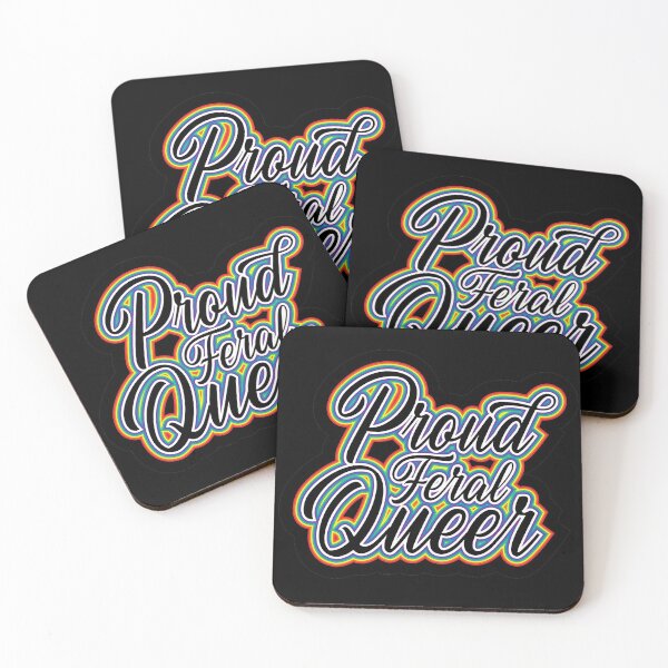 Item preview, Proud Feral Queer designed and sold by CharCubedDesign.