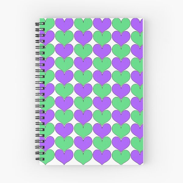 Item preview, Purple & Green Heart designed and sold by Ketsadaporn.