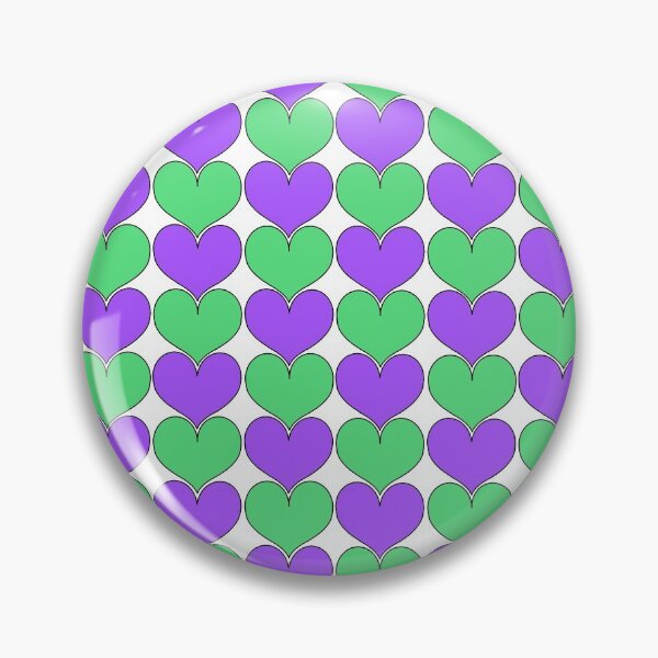 Item preview, Purple & Green Heart designed and sold by Ketsadaporn.