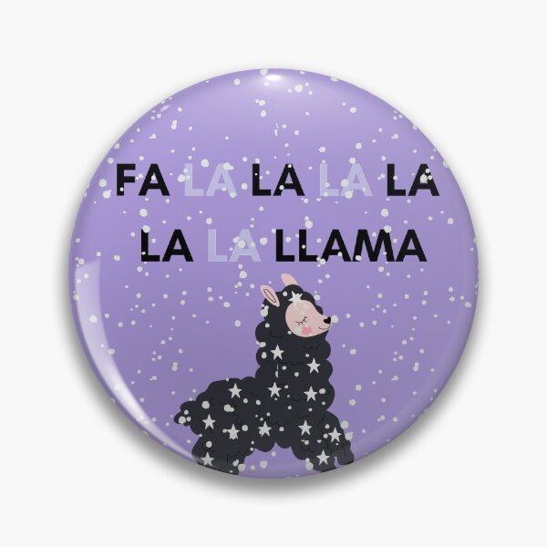 Item preview, Fa La La La La LaLa Llama Purple designed and sold by Sershni.