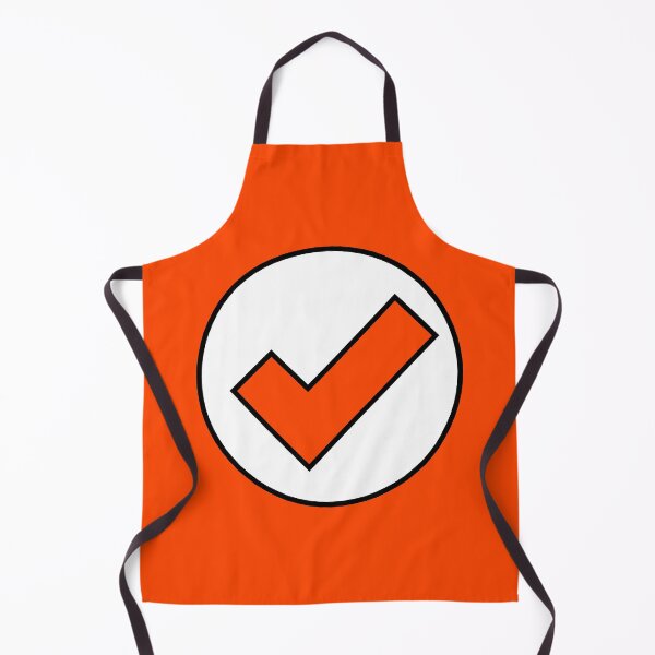 Item preview, Orange Check on White designed and sold by Greenwood2112.