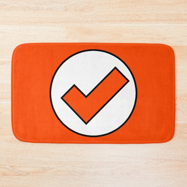 Item preview, Orange Check on White designed and sold by Greenwood2112.