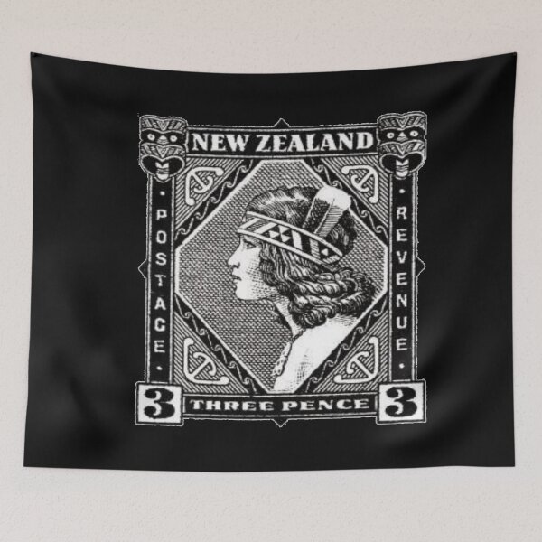 Item preview, New Zealand Three Pence Stamp - NZ Stamps designed and sold by CASSNELSON.