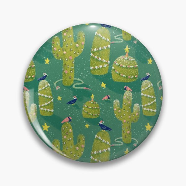 Item preview, Festive Desert Cactus Birds designed and sold by mollyfergart.