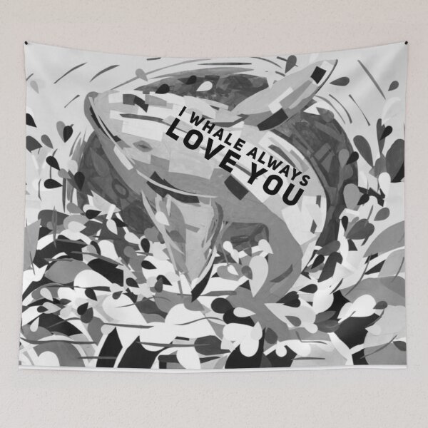 Item preview, I Whale Always Love You Whale Breaching Painting by Christie Olstad designed and sold by Christie Olstad.