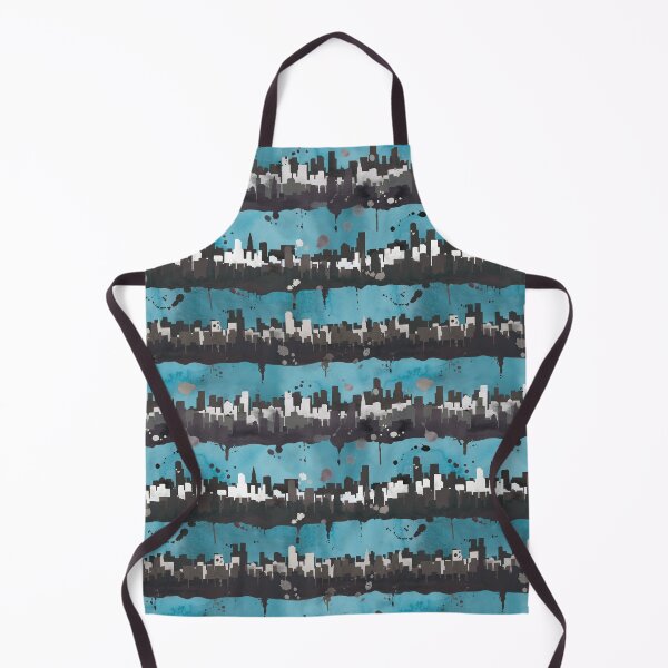 Item preview, Paisaje urbano acuarela cristal transparente designed and sold by ScribbledToad.