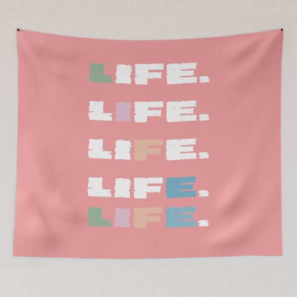 Item preview, Life motivation word gift for mum sister and wife - digital illustration designed and sold by OMCreative.