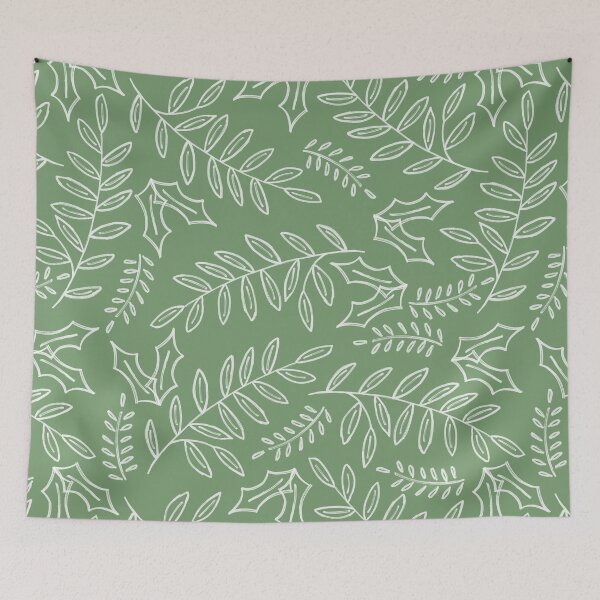 Item preview, Leaves Green and White designed and sold by sarahrinouye.
