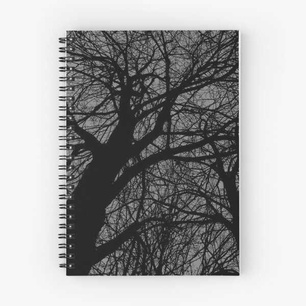 Item preview, monochrome trees designed and sold by Potty Pagan.