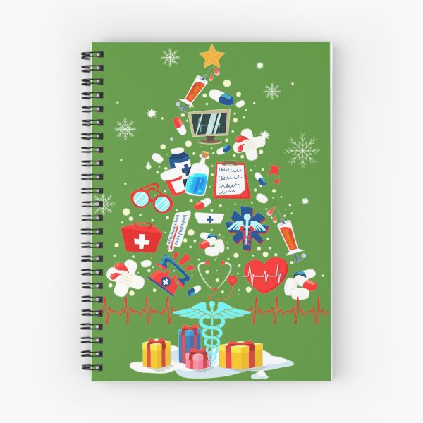 Item preview, Christmas Tree Medical Tools Cute Funny Tee Nurse At Xmas Looks How designed and sold by GeniusDesignArt.