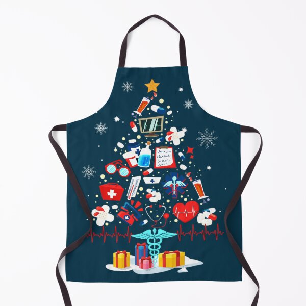 Item preview, Christmas Tree Medical Tools Cute Funny Tee Nurse At Xmas Looks How designed and sold by GeniusDesignArt.