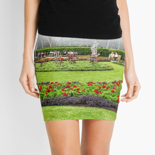 The Palm House at Kew Royal Botanic Gardens London Mini Skirt