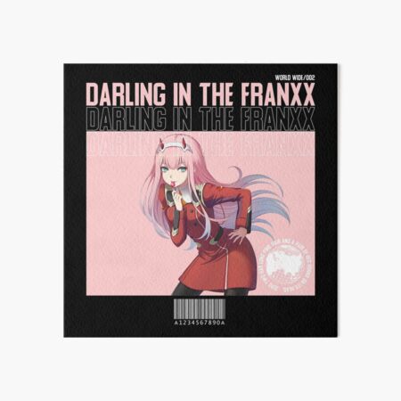 Zero Two 002 DARLING in the FRANXX Card Anime | Art Board Print