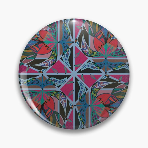 Item preview, Stained Glass Floral Geometry designed and sold by radiosilenceD.