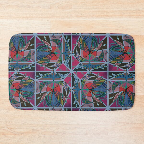 Item preview, Stained Glass Floral Geometry designed and sold by radiosilenceD.