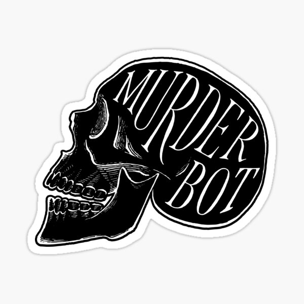 Item preview, Murderbot designed and sold by CrownAndThistle.