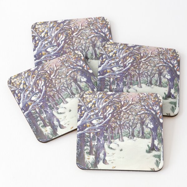 Item preview, Autumn Snow Landscape Painting designed and sold by dencob.