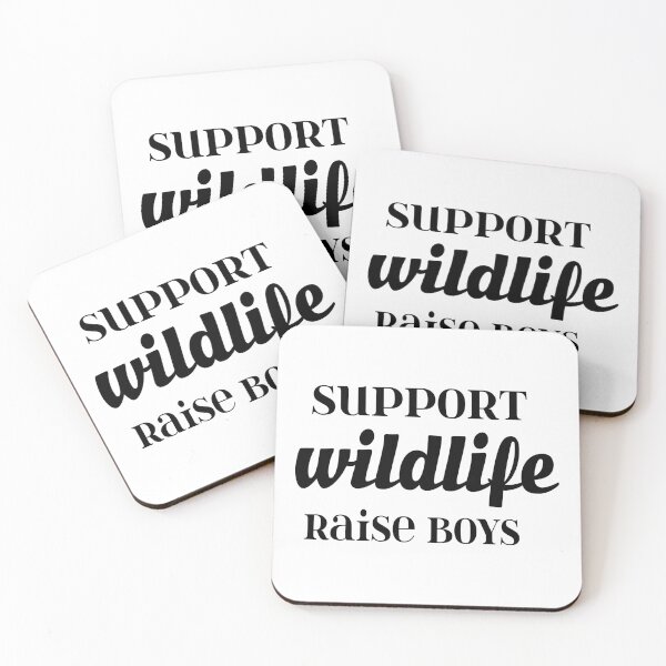 Item preview, WILDLIFE RAISE BOYS SUPPORT. designed and sold by leicha.