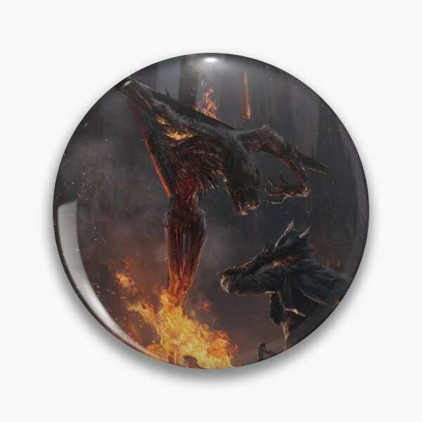 Item preview, The Burning of Old Yharnam designed and sold by Ryan Van Dongen.
