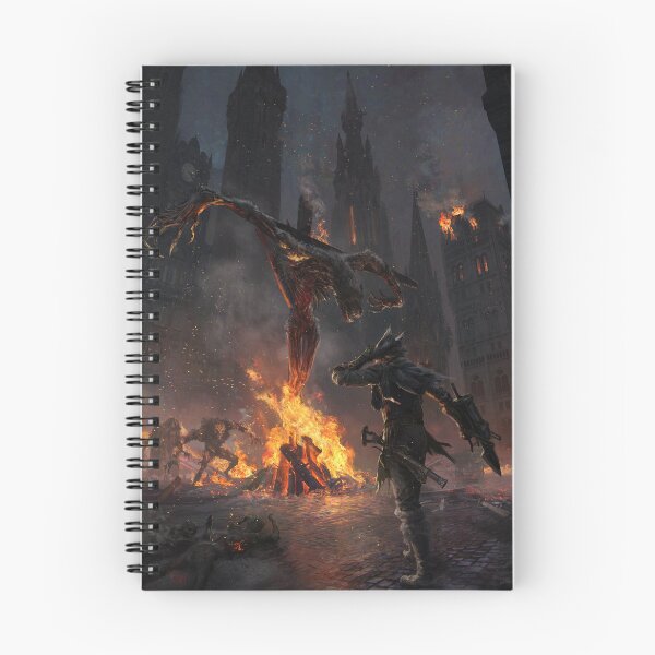 Item preview, The Burning of Old Yharnam designed and sold by Ryan Van Dongen.