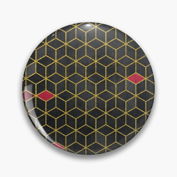 Item preview, Black, Gold and Red Abstract Patterned Design designed and sold by WDoranDesigns.