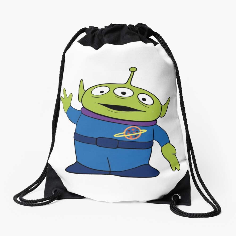 Green Alien Head Vinyl Backpack In Vinyl Material – Raveland