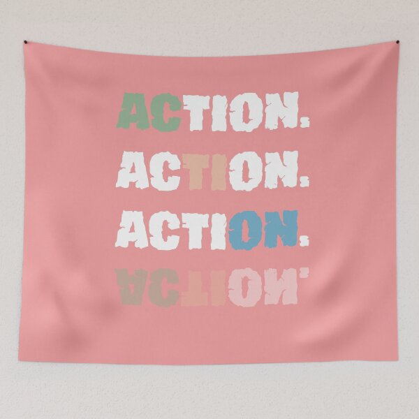 Item preview, Action motivation word gift for mum sister and wife - digital illustration designed and sold by OMCreative.