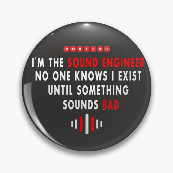Item preview, I'm A Sound Engineer  designed and sold by AscendMerch.