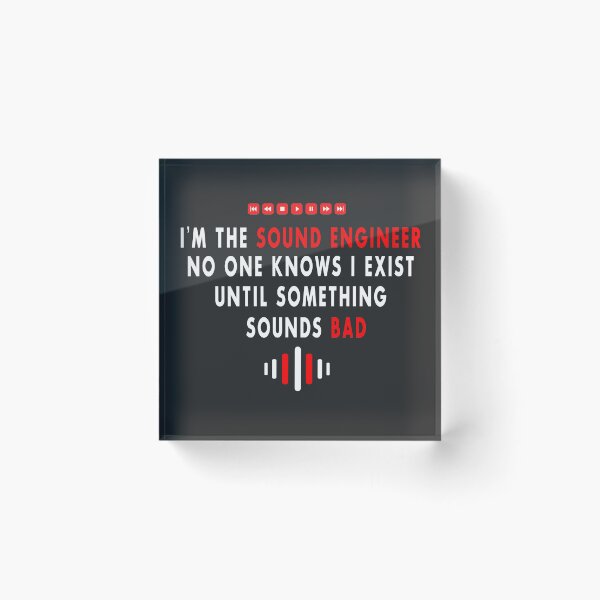 Item preview, I'm A Sound Engineer  designed and sold by AscendMerch.