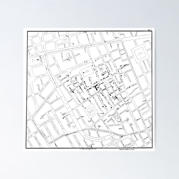 Item preview, John Snow's Cholera Map designed and sold by johnb78.