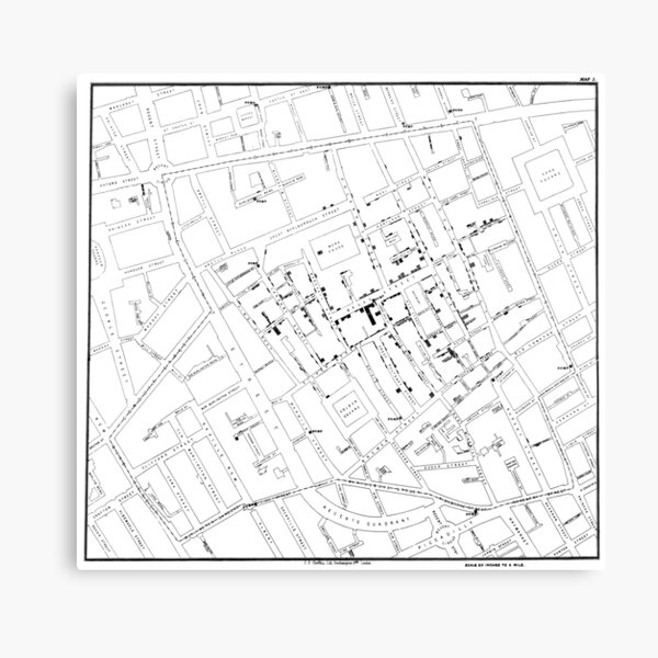 Item preview, John Snow's Cholera Map designed and sold by johnb78.