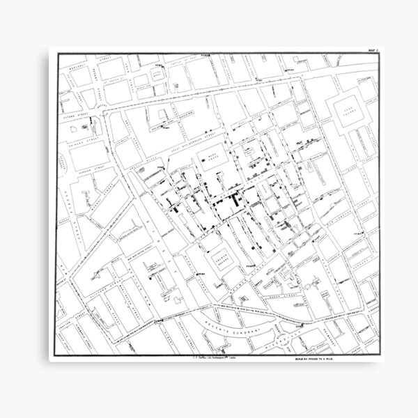 Item preview, John Snow's Cholera Map designed and sold by johnb78.