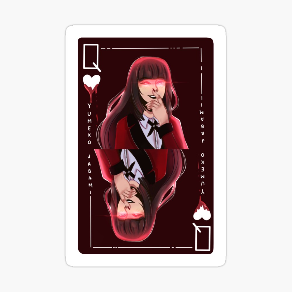 Yumeko Jabami Kakegurui Playing Card