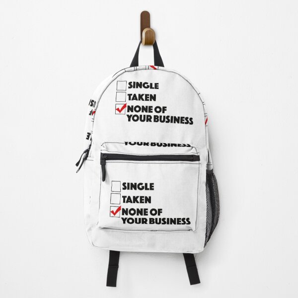Item preview, Single Taken None of your business designed and sold by stelsanc.