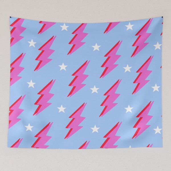 Item preview, Blue Steel Lightning & Stars designed and sold by ❤ stickers by bee ❤.